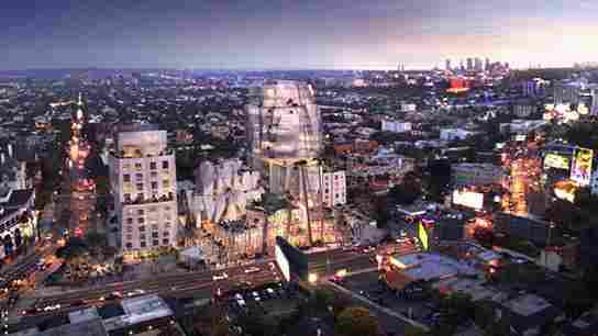 Frank Gehry Plans For Sunset Boulevard Development in L.A. Unveiled