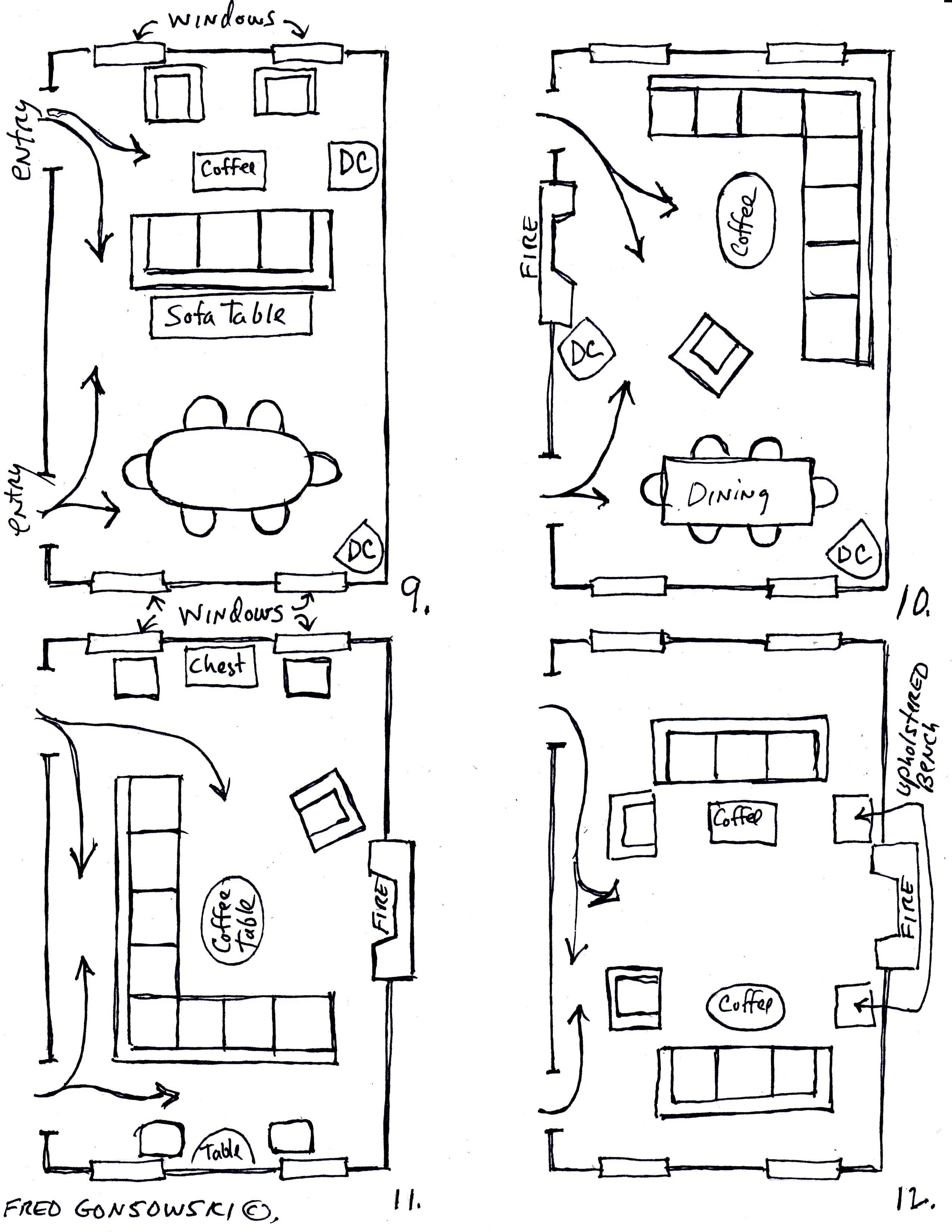 Living Room Furniture Layout