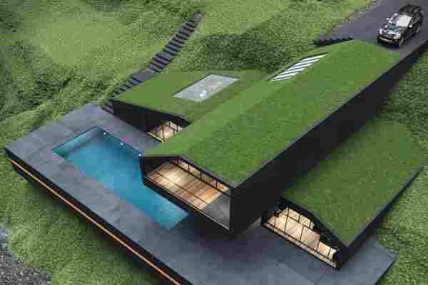 Architectural Designs with green roofs that meet the needs of humans and nature alike!